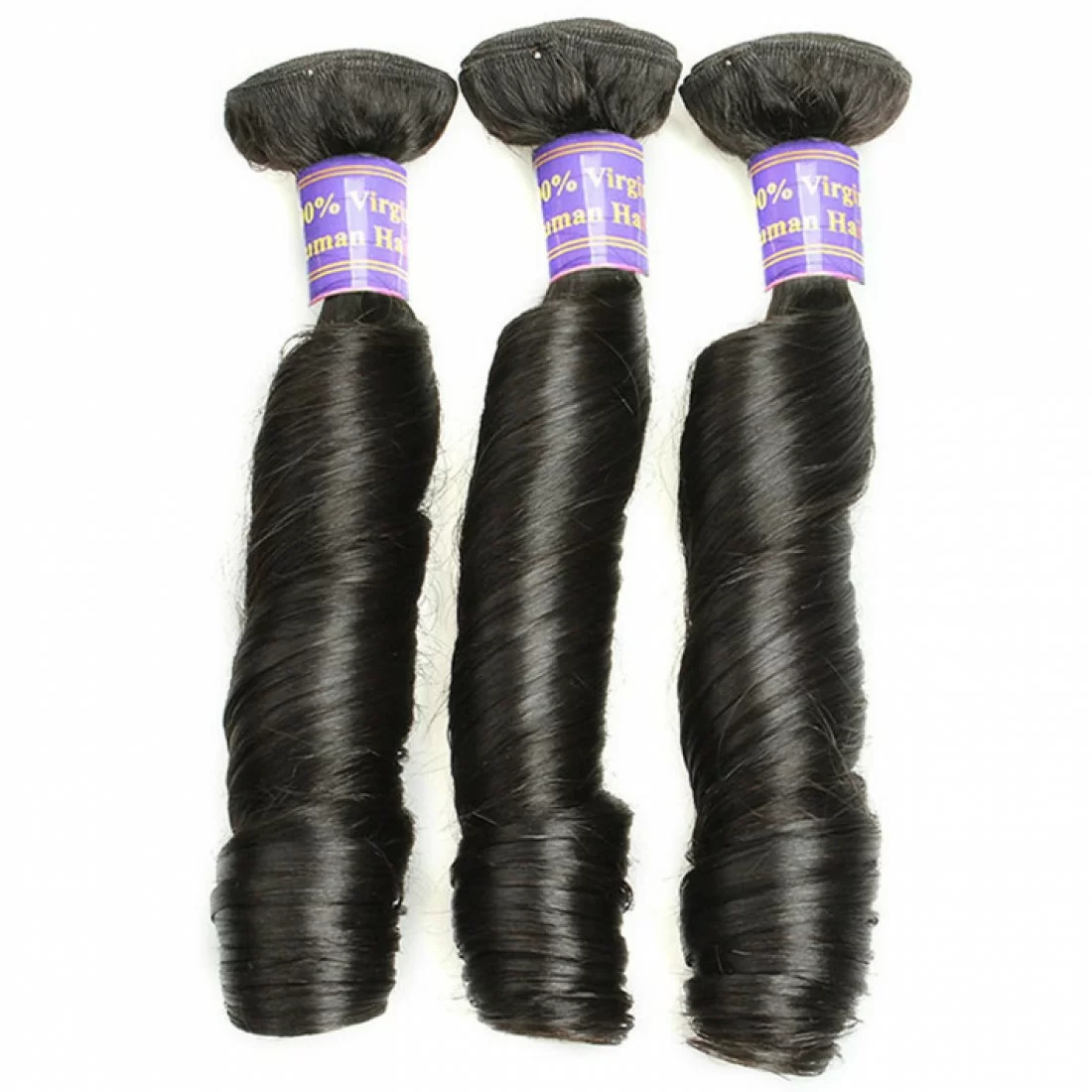 Brazilian Remy Hair Spring Curl 100% Remy Human Hair Natural Balck Color 100g 12"-28"