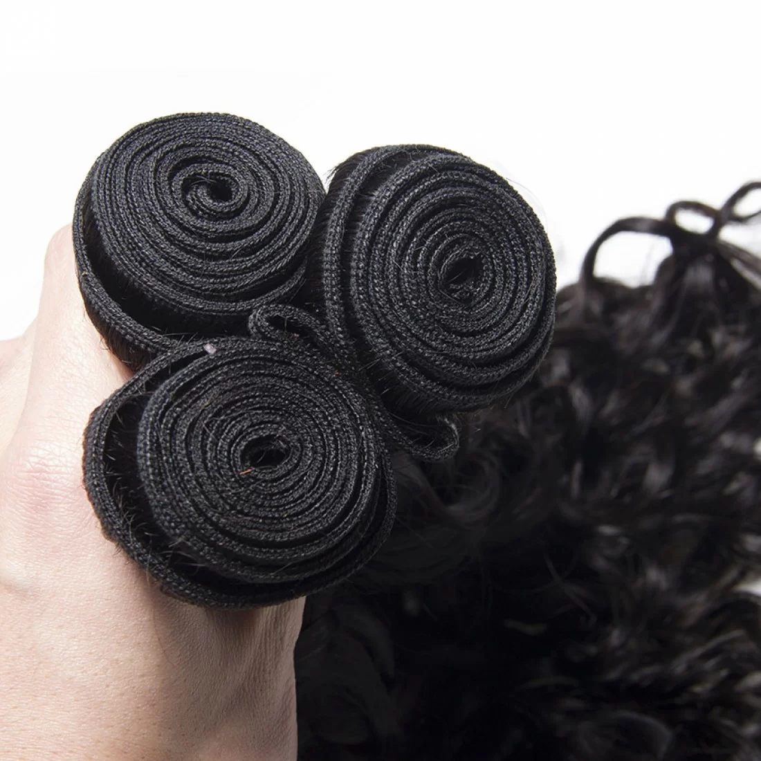 Brazilian Remy Hair Water Wave Nature Color 100% Human Hair Hair Extensions - Image 4