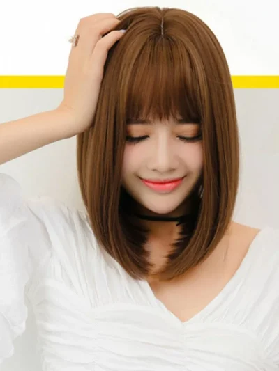 Synthetic Hair Wigs Ombre Hair Short Bob Wigs Straight Hair Wigs
