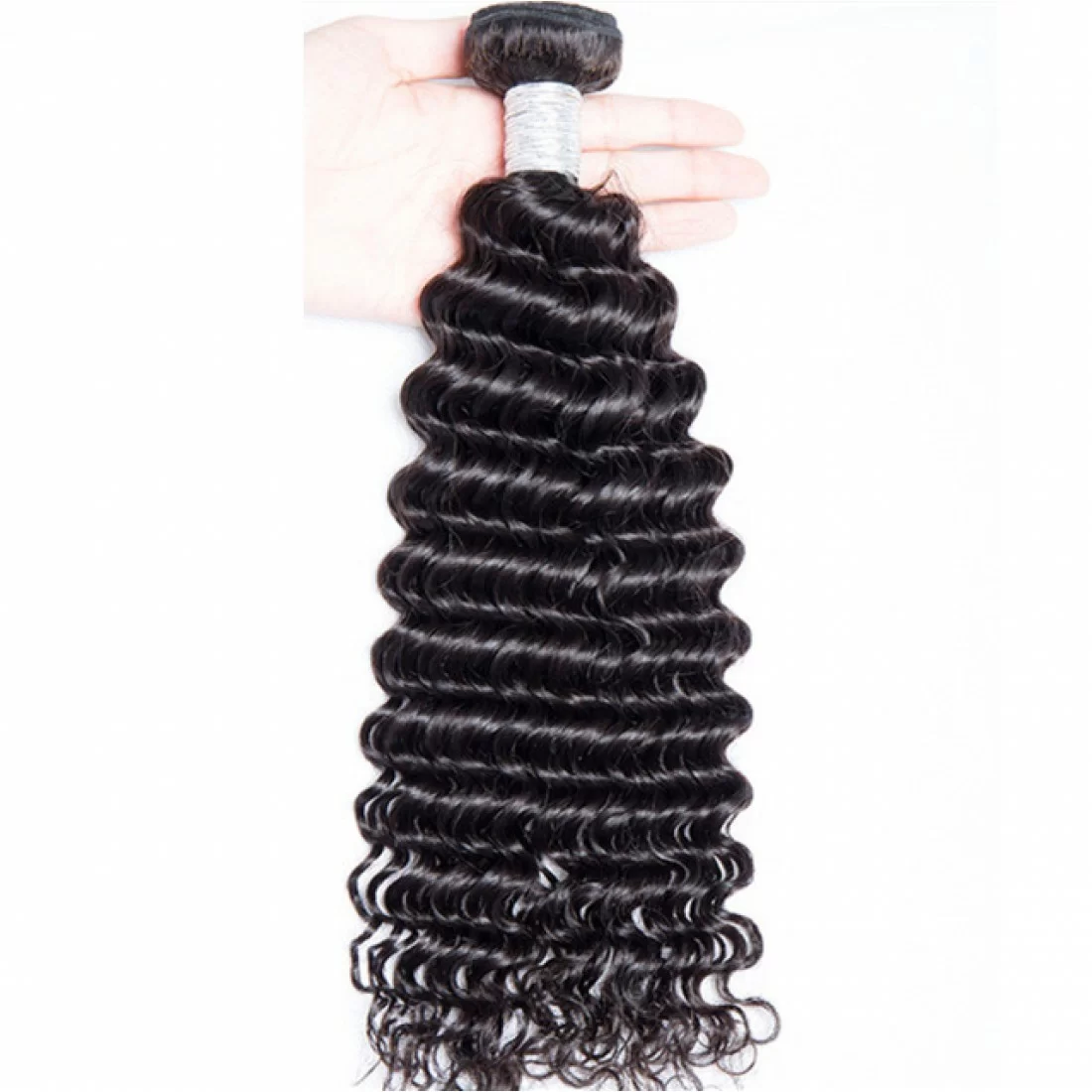 Unprocessed Brazilian Virgin Hair Deep Wave Real Virgin Hair 12"-28" 100g