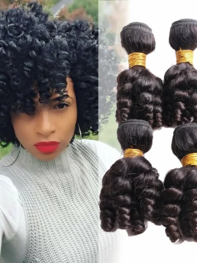 Brazilian Virgin Hair 2 Bundles - Funmi Curl 12inch