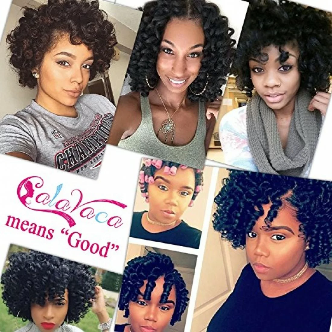 Funmi Hair 4 Bundles Natural Black Unprocessed Human Hair Short Curly Weave Brazilian Virgin Hair 200g/lot (12" 12" 12" 12”) - Image 5