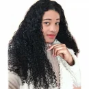 10A Lace Front Human Hair Wigs Water Wave Remy Hair Wig