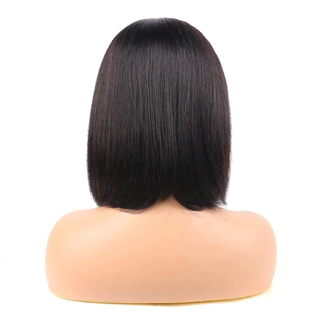 Headband Bob Wigs Human Hair Straight Short Bob Remy Hair Wigs Blunt Cut without Bangs 150 Density - Image 3