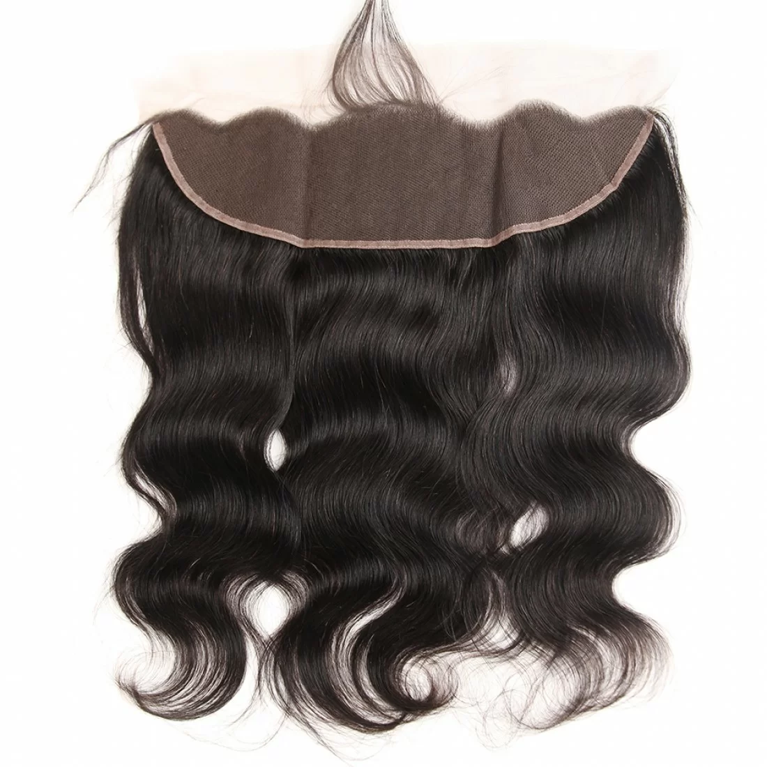 Brazilian Virgin Hair 3 Bundles With Lace Frontal- Body Wave - Image 3
