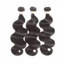 Remy Hair Extension 100% Human Hair Bundles 3PCS Natural Color - Body Wave