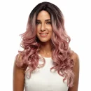 Synthetic Lace Front Wig High Temperature Fiber Loose Wave Synthetic Hair Wigs Mixed Color Cosplay Wig