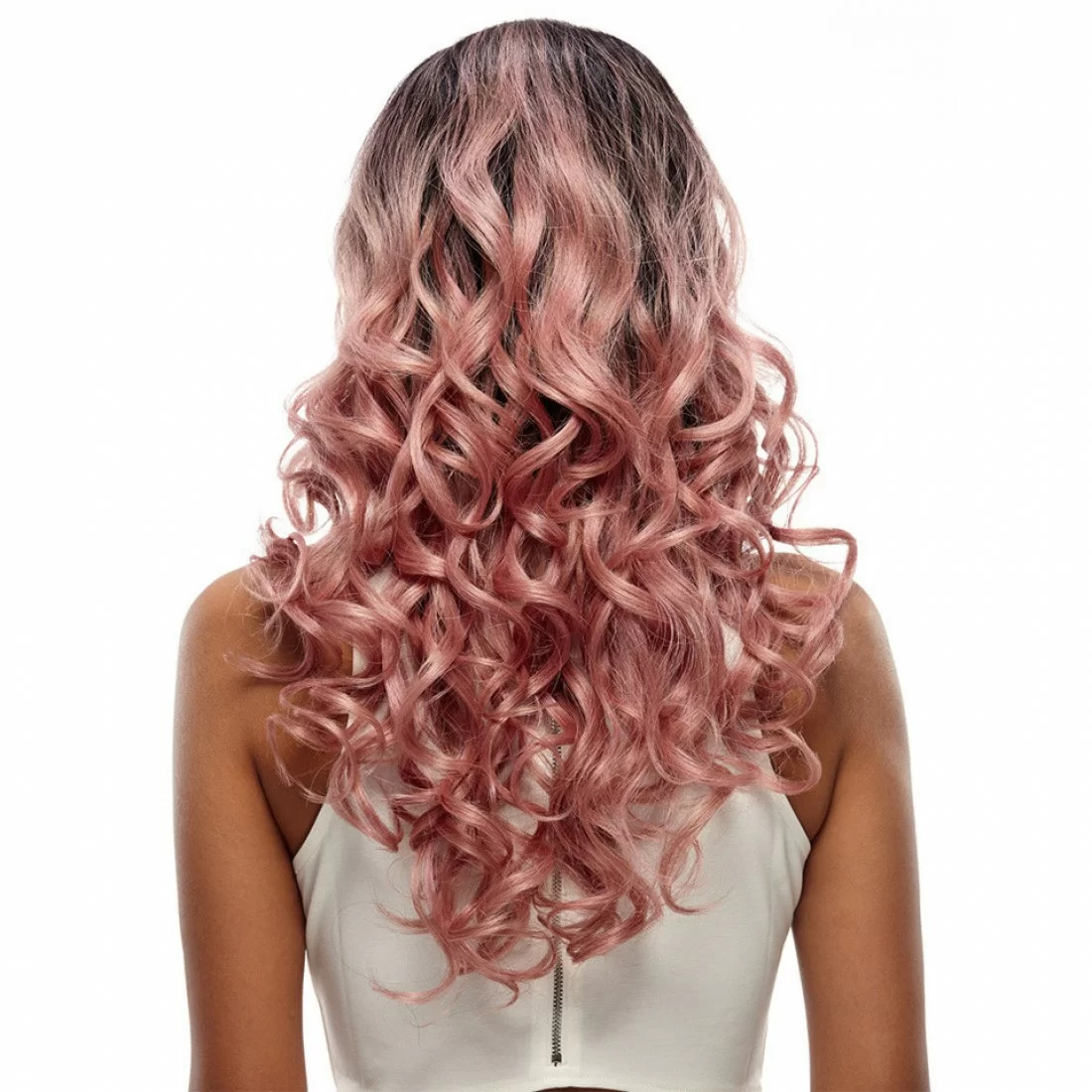 Synthetic Lace Front Wig High Temperature Fiber Loose Wave Synthetic Hair Wigs Mixed Color Cosplay Wig - Image 4