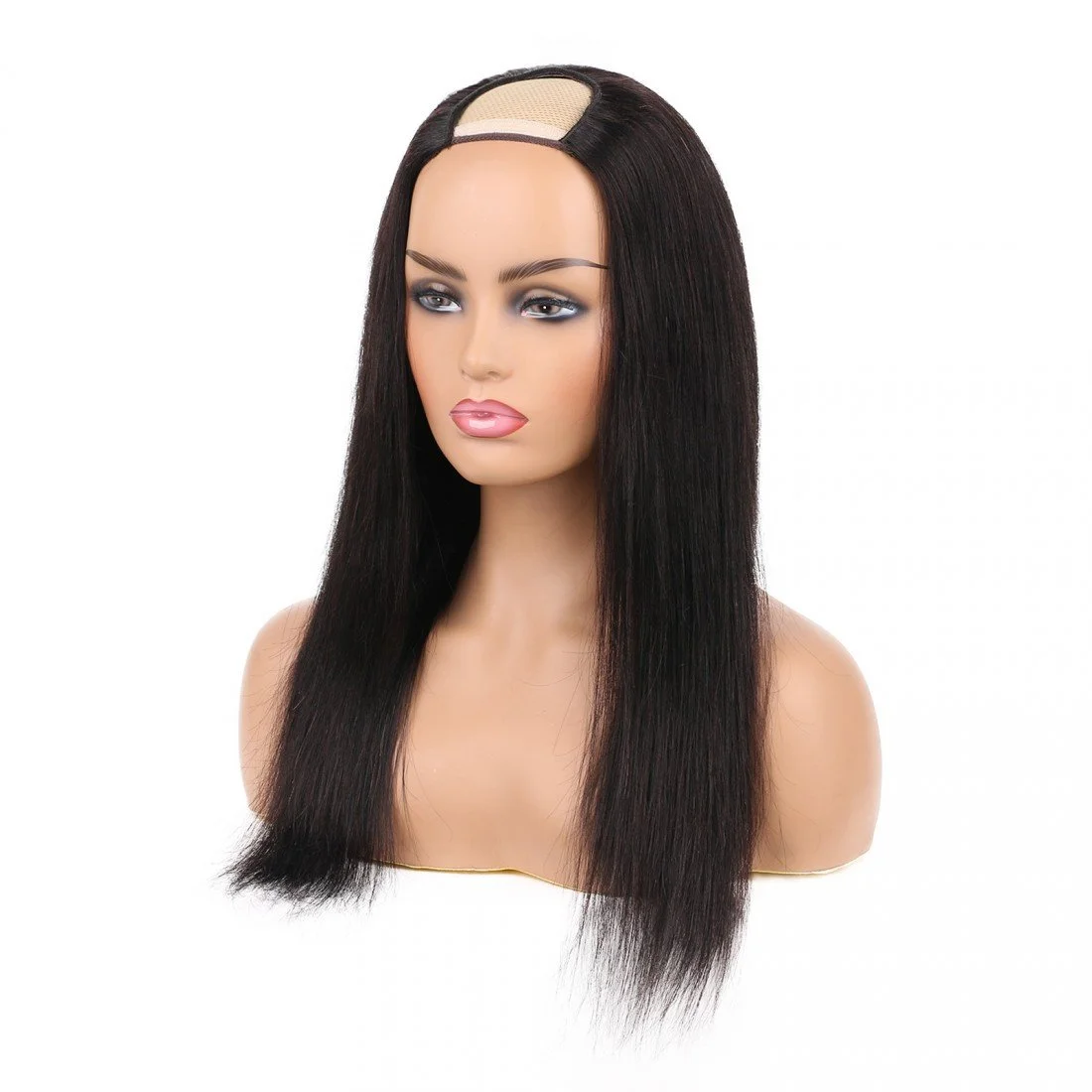 U Part Wigs Human Hair Wigs for Black Women Brazilian Straight Remy Hair Wigs Glueless Natural Color U-part wigs Hair Extension Clip in - Image 6