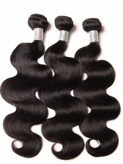 Brazilian Virgin Hair Body Wave 3 Bundles Natural Color 100% Human Hair Extensions 12-28 Inch Unprocessed Hair Weave