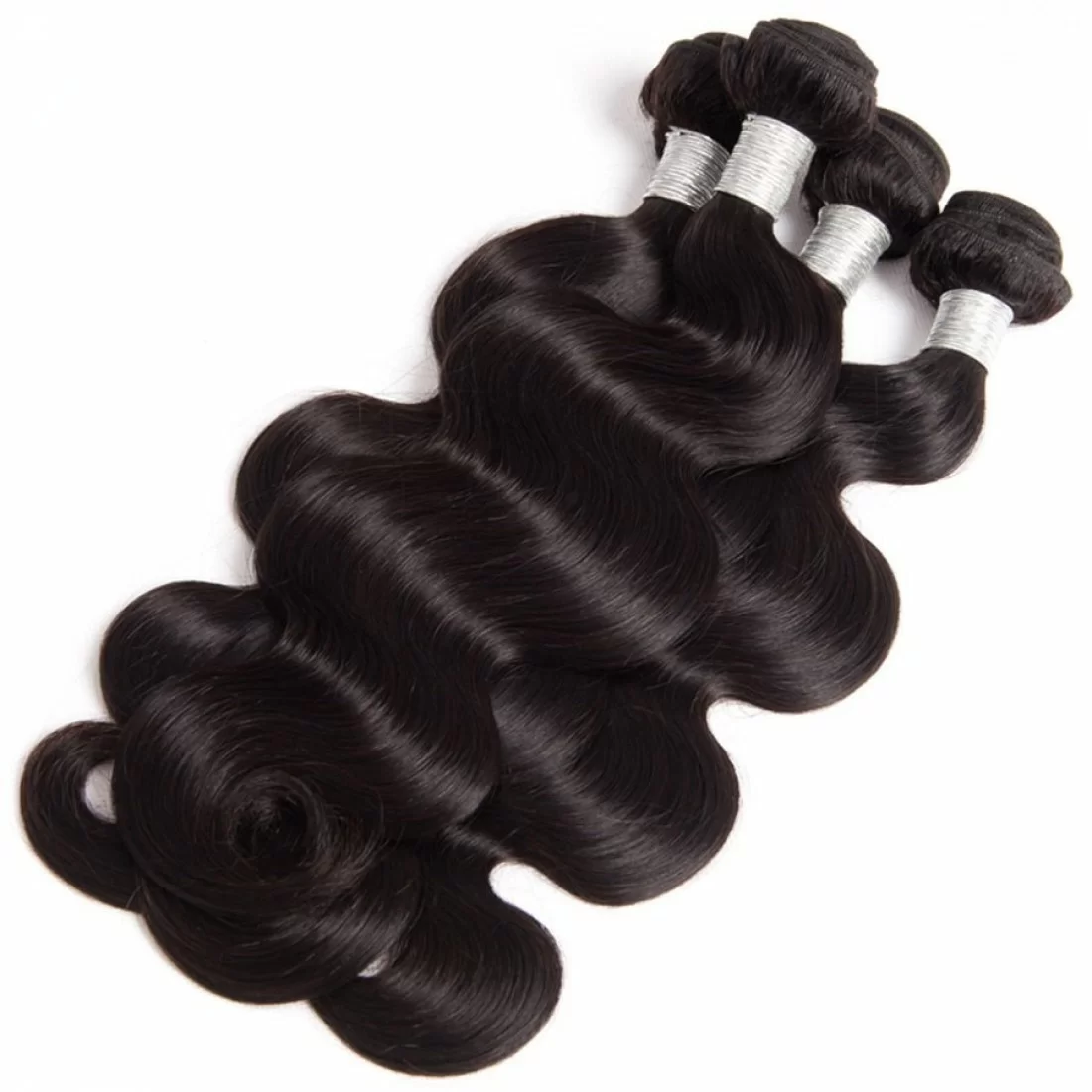 4 Bundles Virgin Hair Body Wave 100% Human Hair Extensions Double Weft No shedding - Image 3