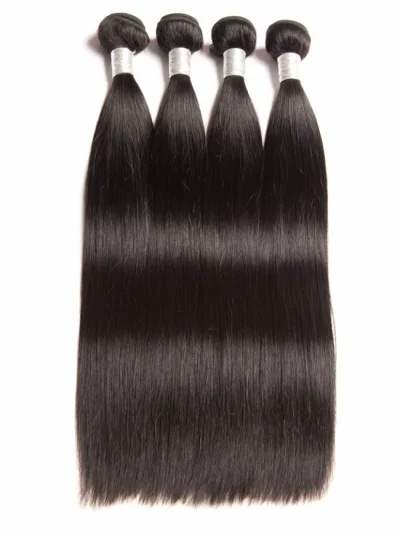 4 Bundles Virgin Hair Straight hair Bundles 100% Human Hair Extensions Double Weft No shedding