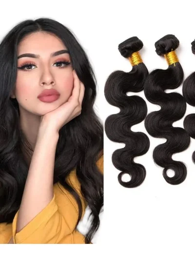 Brazilian Remy Hair Body Wave Natural Black 10-30 inch 100g