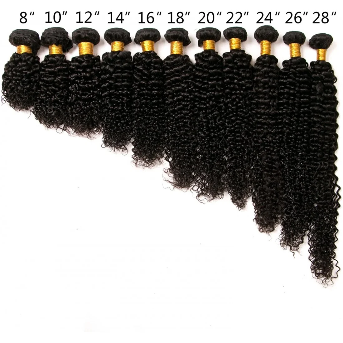 Brazilian Remy Human Hair Kinky Curl 10-30 inch 100g - Image 3
