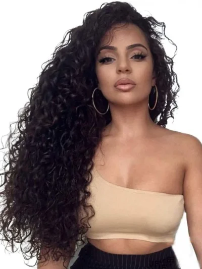4X4 Lace Closure Water Wave Wigs Brazilian Human Hair wig 130% Density Glueless Wigs Virgin Hair Pre Plucked Natural Hairline With Baby Hair
